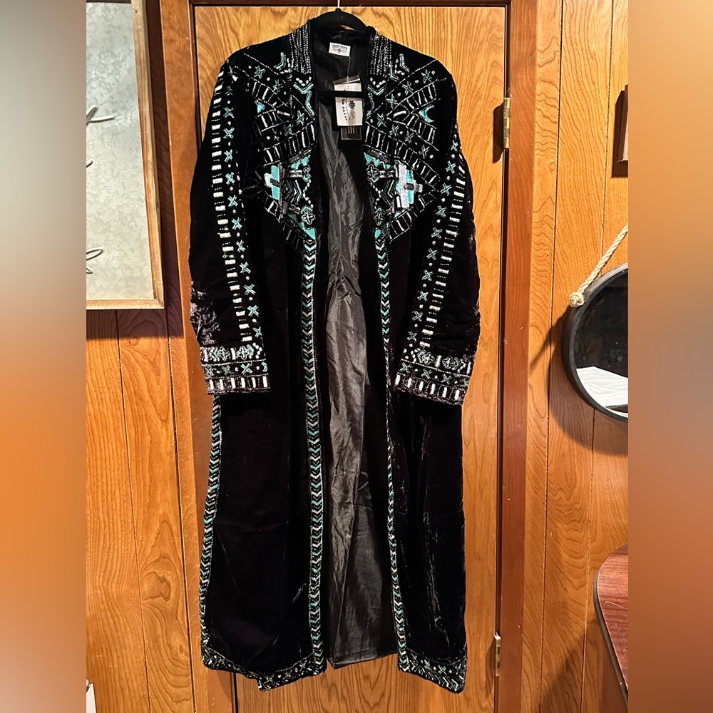 Crazy Train Velvet Duster
